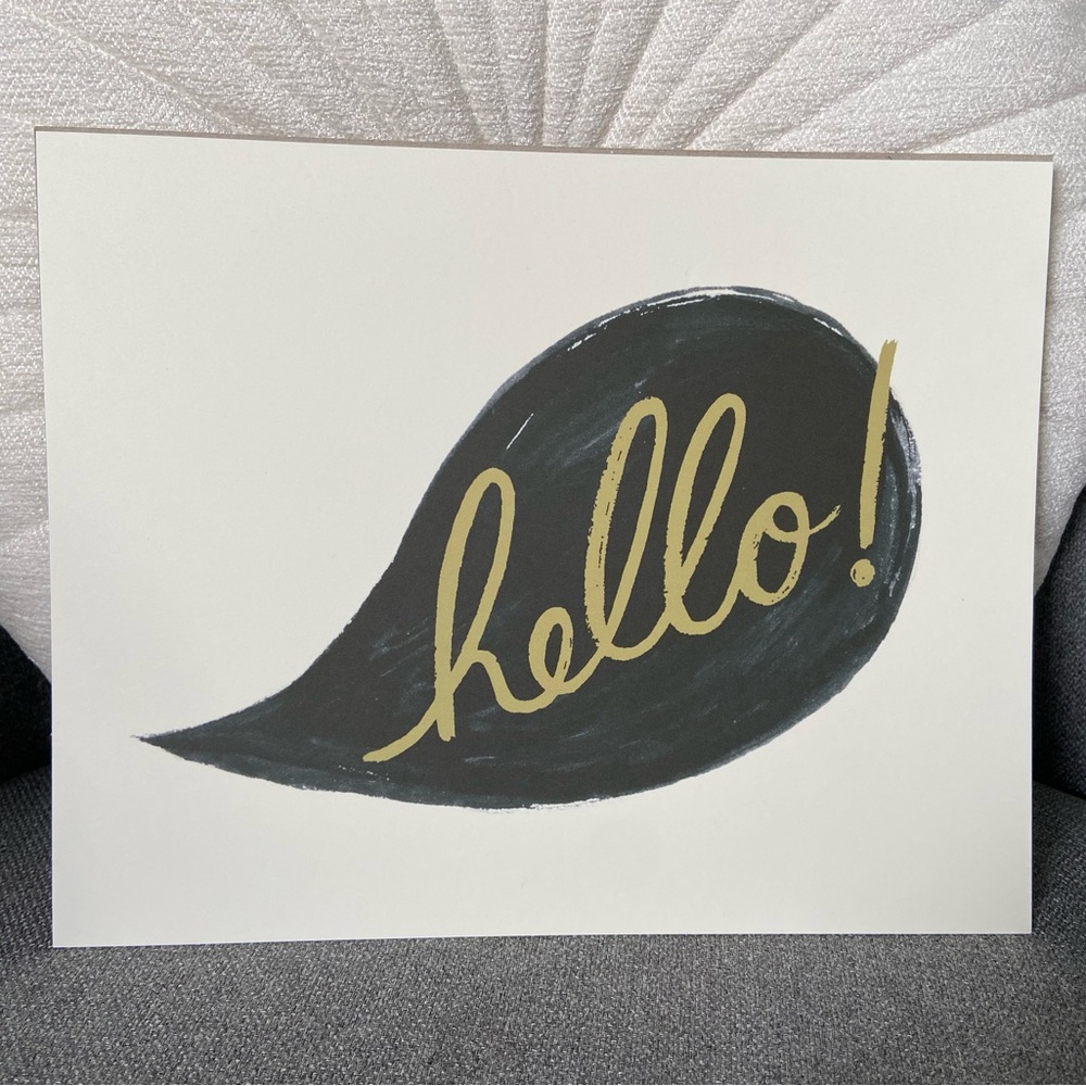 Rifle Paper Co. Hello Print